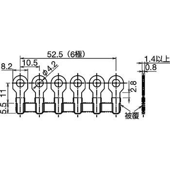 渡り金具丸形 IDEC(和泉電気)
