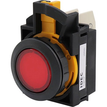 Φ22 フラッシュシルエットスイッチCWシリーズ パイロットライト (丸平形) IDEC(和泉電気)