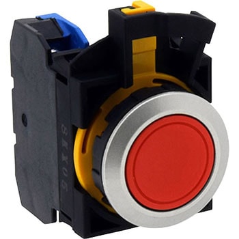 Φ22 フラッシュシルエットスイッチCWシリーズ 押ボタンスイッチ (丸平形) - IDEC(和泉電気)