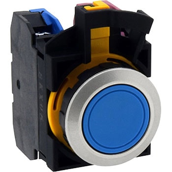 Φ22 フラッシュシルエットスイッチCWシリーズ 押ボタンスイッチ (丸平形) - IDEC(和泉電気)