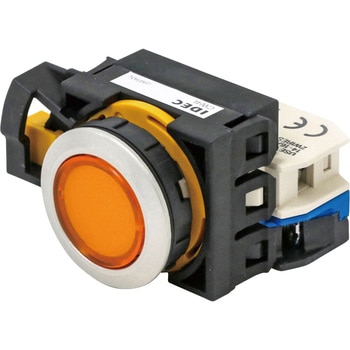 Φ22 フラッシュシルエットスイッチCWシリーズ 照光押ボタンスイッチ (丸平形) IDEC(和泉電気)