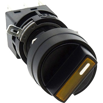 Φ16 H6シリーズ HA□F形照光セレクタスイッチ (丸形) 45°3ノッチ IDEC(和泉電気)