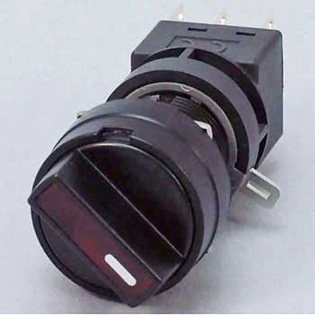 Φ16 H6シリーズ HA□F形照光セレクタスイッチ (丸形) 90°2ノッチ IDEC(和泉電気)