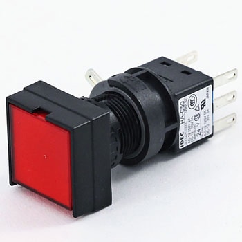 Φ16 H6シリーズ HA□L形照光押ボタンスイッチ (正角形) IDEC(和泉電気)