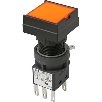 Φ16 H6シリーズ HA□L形照光押ボタンスイッチ (正角形) IDEC(和泉電気)