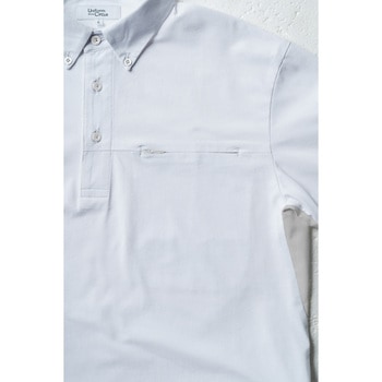 長袖ボタンダウンポロ胸ポケ - 桑和