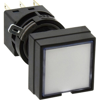 Φ16 H6シリーズ HA□L形照光押ボタンスイッチ (正角形4方向バリア付) IDEC(和泉電気)