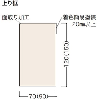 上り框 天然木突板タイプ ラスティックフェイス対応 ノダ