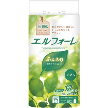 エルフォーレトイレットティシュー12ロールダブル エリエール