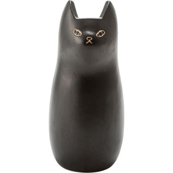 傘立て シンプル 陶器 マット コンパクト スリム ねこ 猫 かわいい ホームテイスト