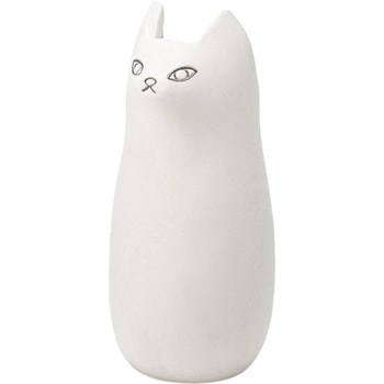 傘立て シンプル 陶器 マット コンパクト スリム ねこ 猫 かわいい ホームテイスト