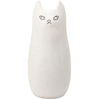 傘立て シンプル 陶器 マット コンパクト スリム ねこ 猫 かわいい ホームテイスト
