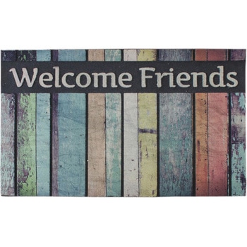 玄関マット ドアマット  約W76×D46(厚み:7mm) - ホームテイスト