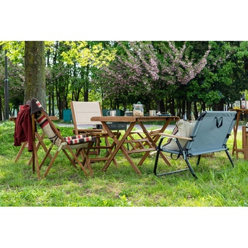 ロールトップハイテーブル L 収納袋付 ホームテイスト