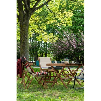 ロールトップハイテーブル L 収納袋付 ホームテイスト