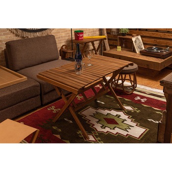 ロールトップハイテーブル L 収納袋付 ホームテイスト