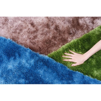 シャギーラグ 裏面:スベリ止め加工 ホームテイスト