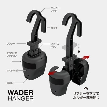 ウェーダーハンガー 槌屋ヤック