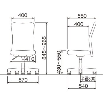 フィットメッシュチェア/オリーブ ナカバヤシ