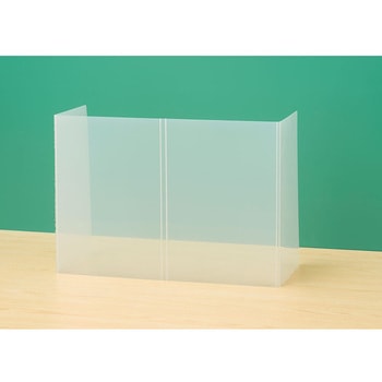 折りたたみモバイルパーティション A4/クリア - ナカバヤシ