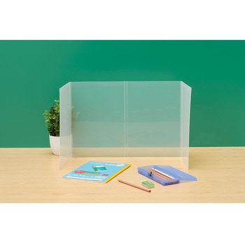 折りたたみモバイルパーティション A4/クリア - ナカバヤシ