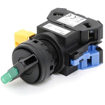 Φ22 HWシリーズ 照光セレクタスイッチ(LED) 90°2ノッチ/60°2ノッチ IDEC(和泉電気)