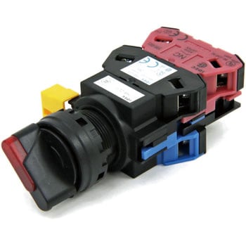Φ22 HWシリーズ 照光セレクタスイッチ(LED) 90°2ノッチ/60°2ノッチ IDEC(和泉電気)