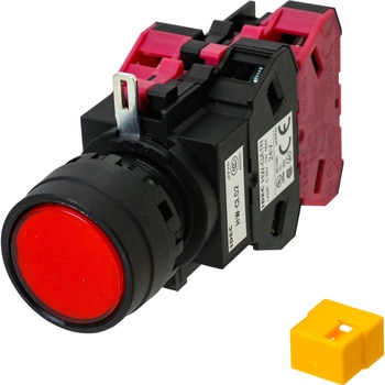 HWシリーズ 照光押ボタンスイッチΦ22 (丸平形 LED)(モメンタリ形) IDEC(和泉電気)