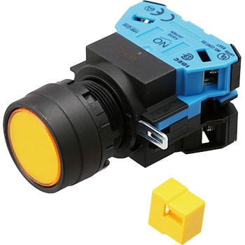 HWシリーズ 照光押ボタンスイッチΦ22 (丸平形 LED)(モメンタリ形) IDEC(和泉電気)