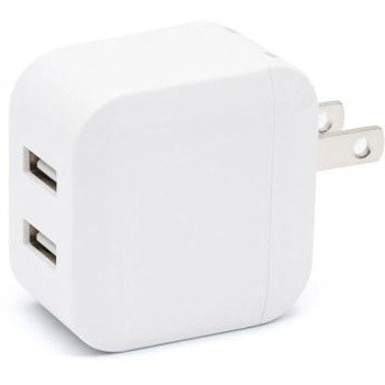 CUBE USB充電器 2ポート 12W ホワイト JTT