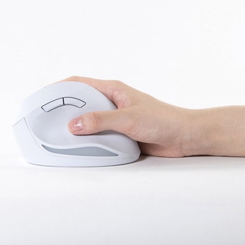 無線静音5ボタンBlueLEDエルゴノミクスマウス ナカバヤシ