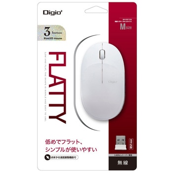無線 3ボタン Blue LEDマウス ナカバヤシ