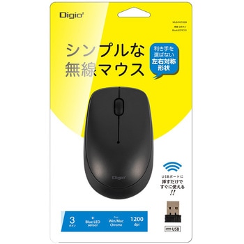 無線3ボタンマウス ナカバヤシ