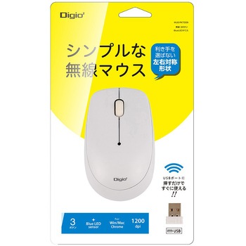 無線3ボタンマウス ナカバヤシ