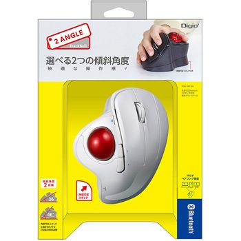 角度可変BT5ボタン光学式親指トラックボール ナカバヤシ