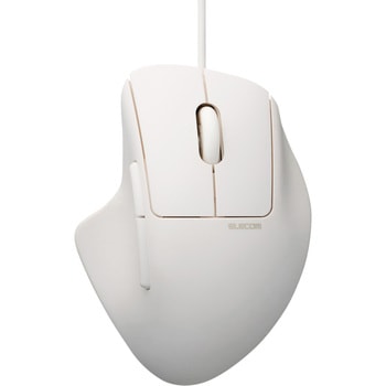 有線 USB マウス 静音 7ボタン チルトホイール付 エルゴノミクス 抗菌 Sサイズ SHELLPHA エレコム