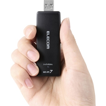 Wi-Fi7 無線LANアダプタ 2880 + 2880 + 688Mbps USB3.0対応 - エレコム