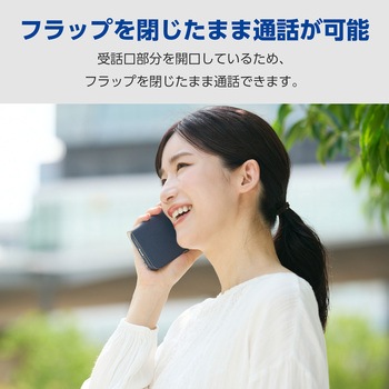 Galaxy A36 5G (SC-54F) ケース レザー 手帳型 マグネット フラップ 衝撃吸収 超軽量 薄型 花柄 - エレコム