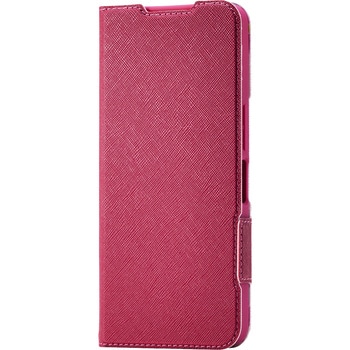 AQUOS wish5 (SH-52F) ケース レザー 手帳型 マグネット 衝撃吸収 超軽量 薄型 ストラップホール付 花柄 エレコム