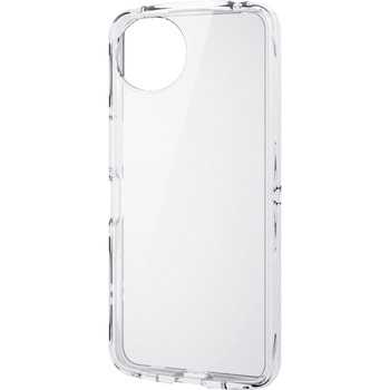 AQUOS wish5 (SH-52F) ケース ハイブリッド 衝撃吸収 軽量 薄型 カメラレンズ保護設計 ストラップホール付 エレコム
