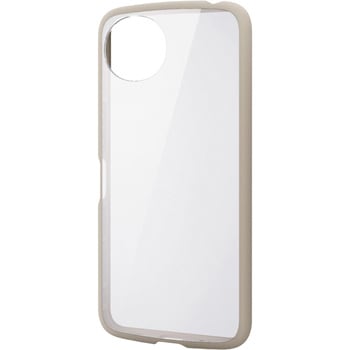 AQUOS wish5 (SH-52F) ケース ハイブリッド 衝撃吸収 軽量 薄型 カメラレンズ保護設計 ストラップホール付 エレコム