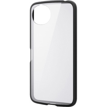 AQUOS wish5 (SH-52F) ケース ハイブリッド 衝撃吸収 軽量 薄型 カメラレンズ保護設計 ストラップホール付 エレコム