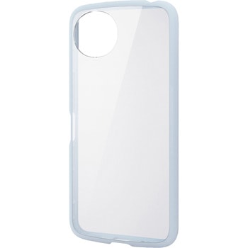 AQUOS wish5 (SH-52F) ケース ハイブリッド 衝撃吸収 軽量 薄型 カメラレンズ保護設計 ストラップホール付 エレコム