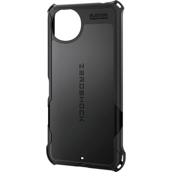 AQUOS wish5 (SH-52F) ケース ハイブリッド 衝撃吸収 カメラレンズ保護設計 ストラップホール付 ZEROSHOCK エレコム