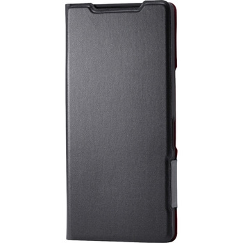 AQUOS R10 (SH-51F) ケース レザー 手帳型 マグネット 衝撃吸収 超軽量 薄型 スタンド機能付 UltraSlim エレコム