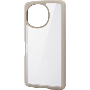 AQUOS R10 (SH-51F) ケース ハイブリッド 衝撃吸収 軽量 薄型 カメラレンズ保護設計 ストラップホール付 エレコム