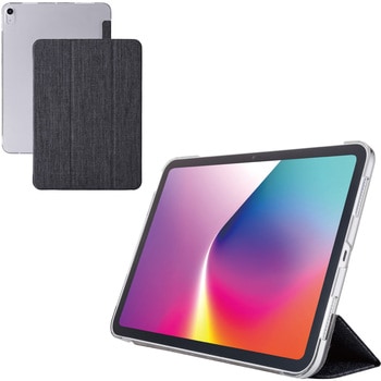 iPad Air 11インチ (M4/M3/M2) 10.9インチ 第5/4世代 ケース マグネット式ファブリックフラップ 軽量 エレコム