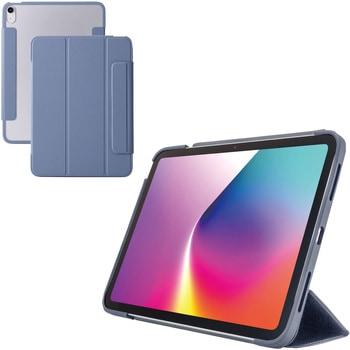 iPad Air ケース 11インチ (M3/M2)/10.9インチ 第5世代 第4世代 マグネット式フラップ 2アングル 軽量 エレコム