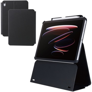 iPad ケース 11インチ (A16)/10.9インチ 第10世代 高さ調整フラップ Apple Pencil収納 フリーアングル - エレコム
