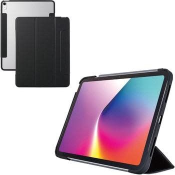 iPad Air 13インチ (M4/M3/M2) ケース マグネット式フラップ 2アングル スタンド 軽量 薄型 エレコム